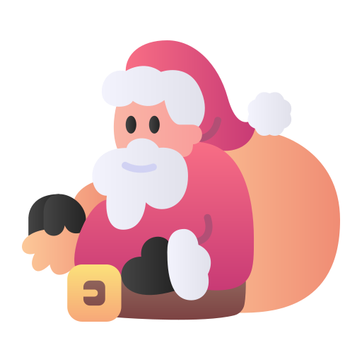 papá noel icono gratis