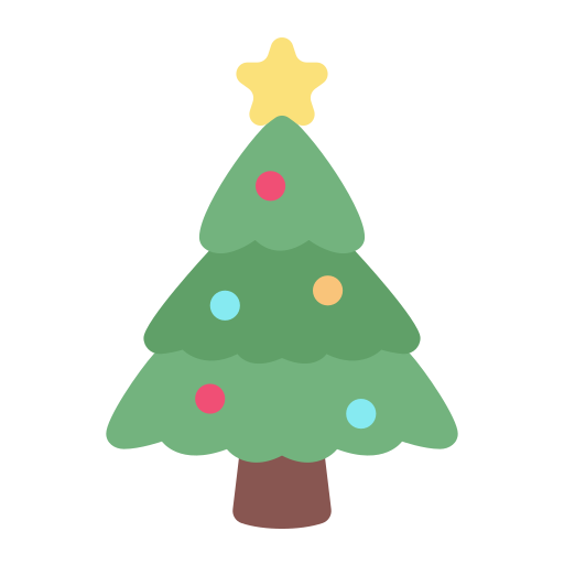 Árbol de navidad icono gratis