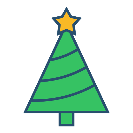 Árbol de navidad icono gratis