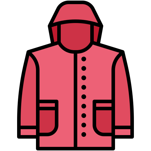 Raincoat Generic Outline Color icon