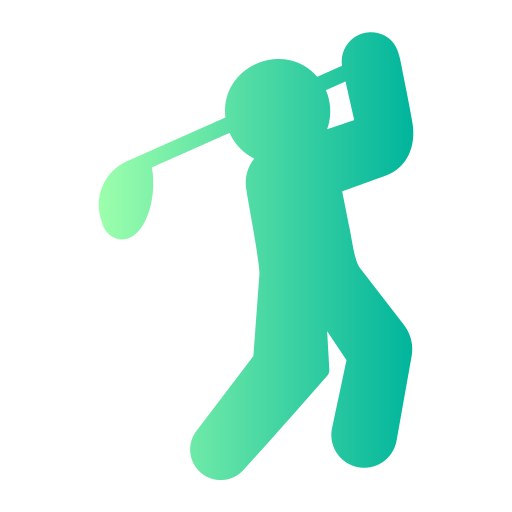 golfista icono gratis