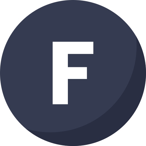 Letter f - Free education icons