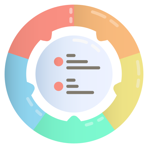 gráfico circular icono gratis