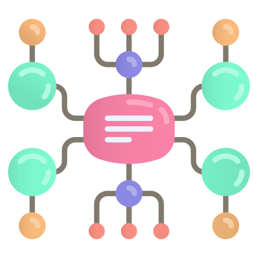 mapa mental icono gratis