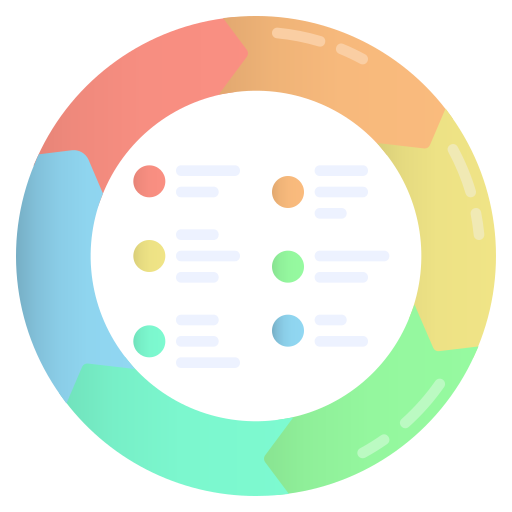 gráfico circular icono gratis