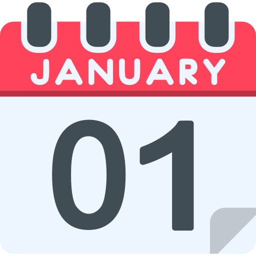 January 1 free icon January 1 free icon
