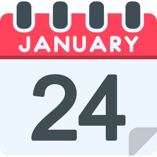 January Generic Flat icon