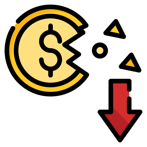 Money Loss Generic Outline Color Icon