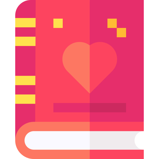 Romantic Basic Straight Flat icon