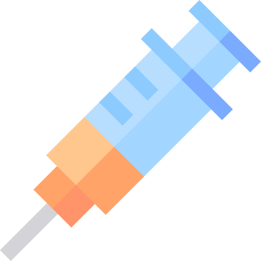 Syringe Basic Straight Flat icon