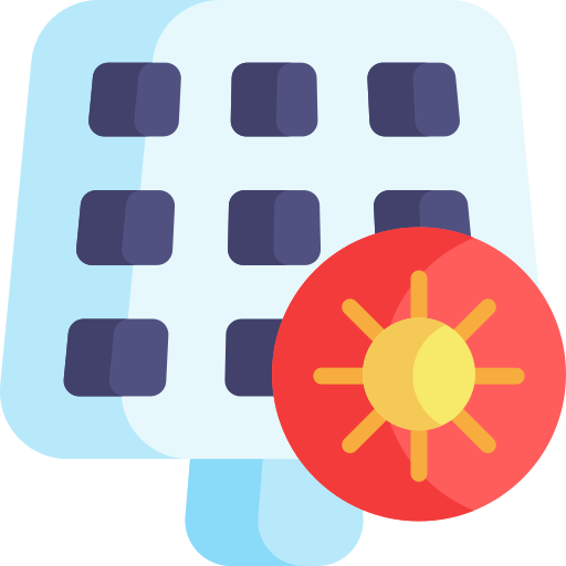Énergie solaire Icône gratuit