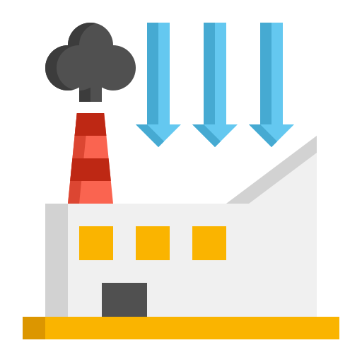 la contaminación del aire icono gratis