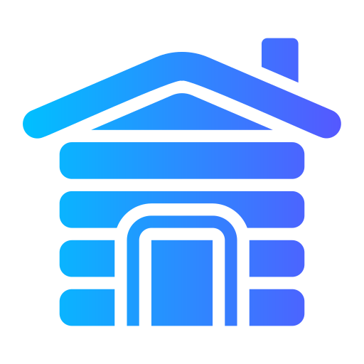 maison en bois Icône gratuit