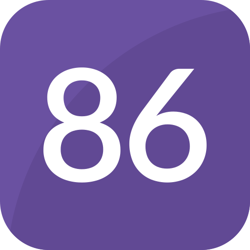 86 icono gratis