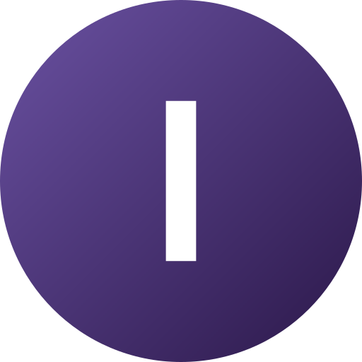 letra i icono gratis