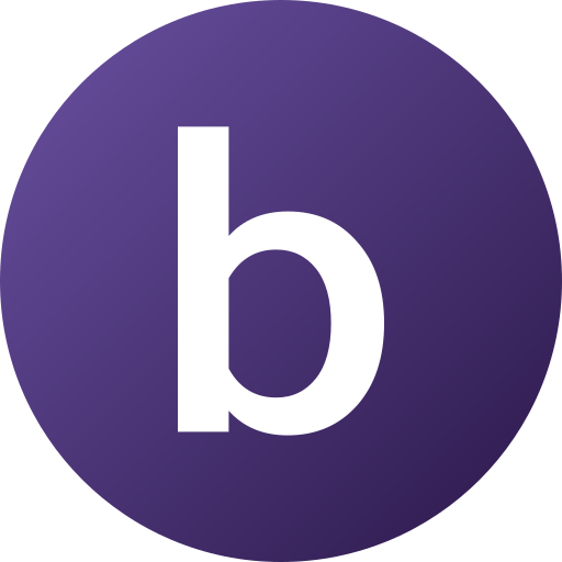 Letter B Generic Flat Gradient Icon