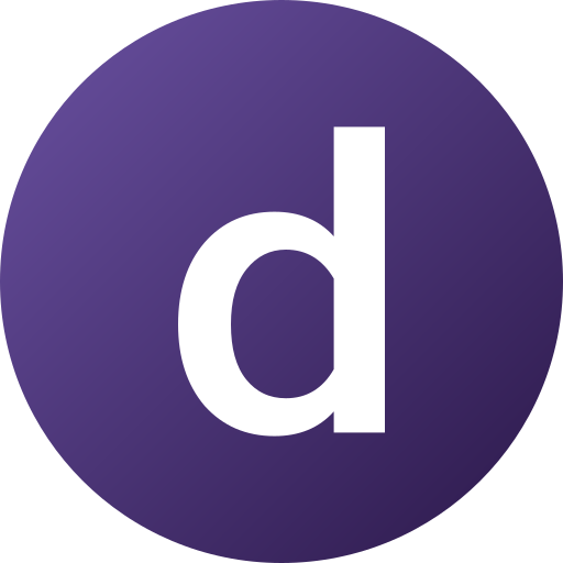 Letter D Generic Flat Gradient icon