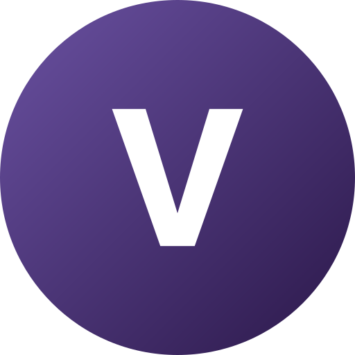 Letter V Generic Flat Gradient icon