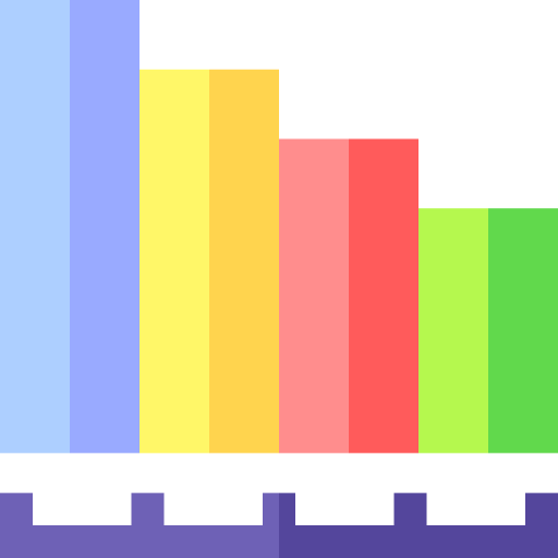 gráfico de barras icono gratis