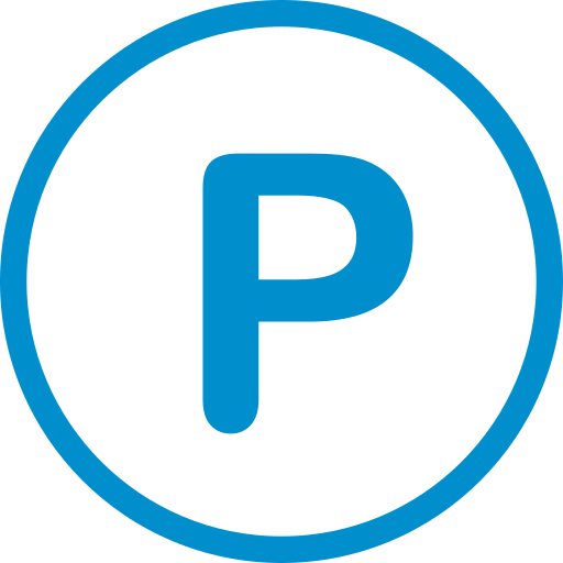 Letter P Generic Blue Icon