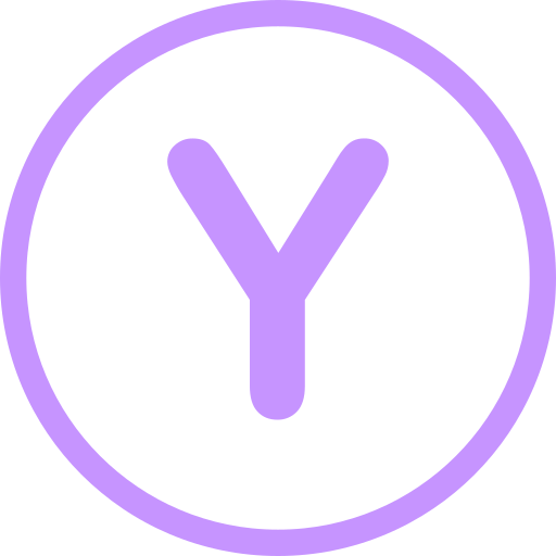 letra y icono gratis