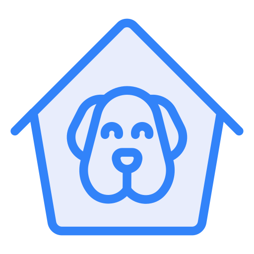 Dog house Generic Blue icon