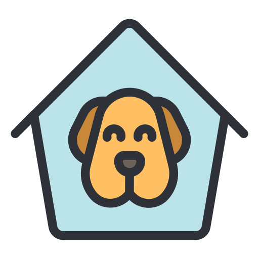 casa de perro icono gratis