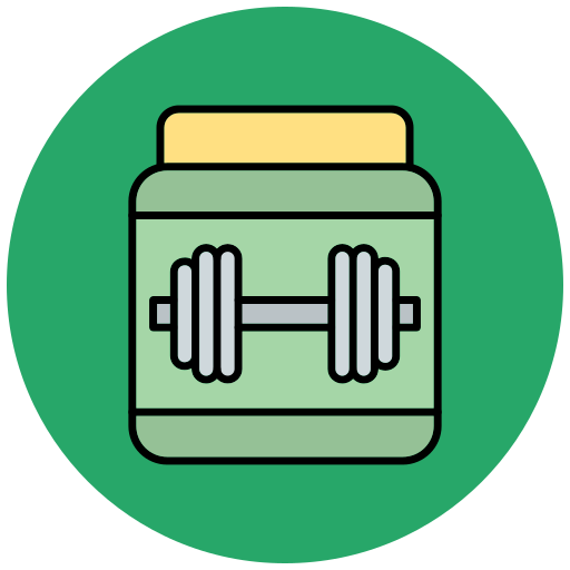 proteína en polvo icono gratis