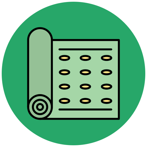 estera de yoga icono gratis