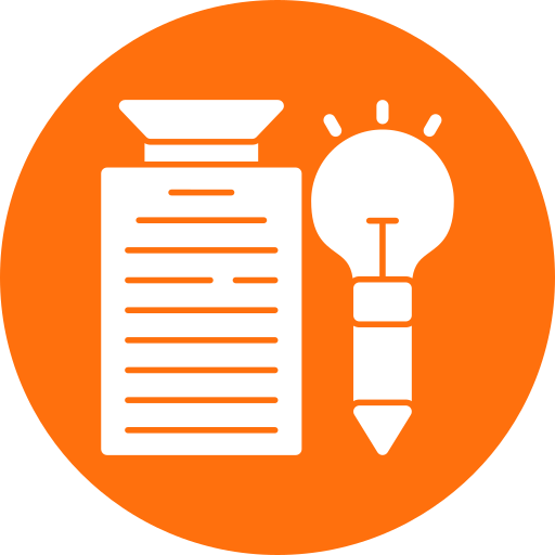 Escritura creativa icono gratis