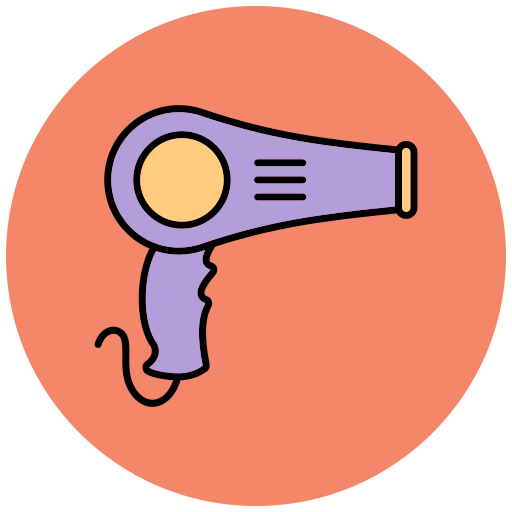 Hair dryer Generic Outline Color icon