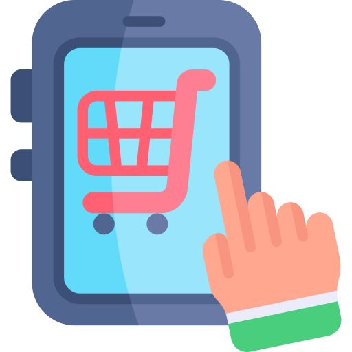 Compras online - ícones de comércio e compras grátis