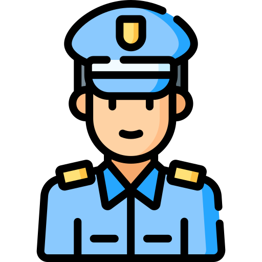 policía icono gratis