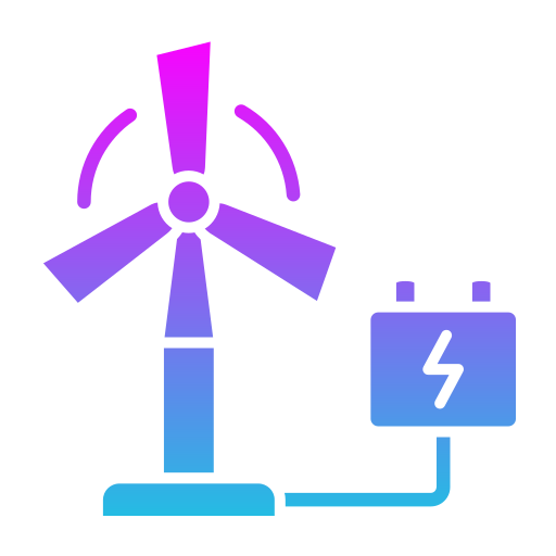 energía eólica icono gratis