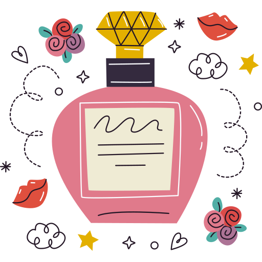 perfume gratis sticker