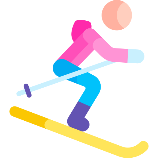 Ski free icon Ski free icon