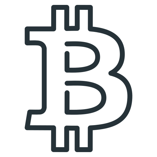 signo bitcoin icono gratis