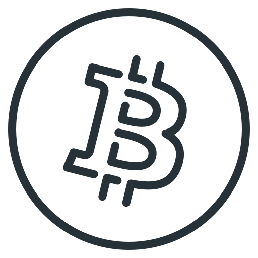 signo bitcoin icono gratis