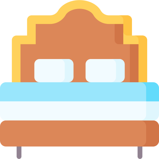 Double bed Special Flat icon