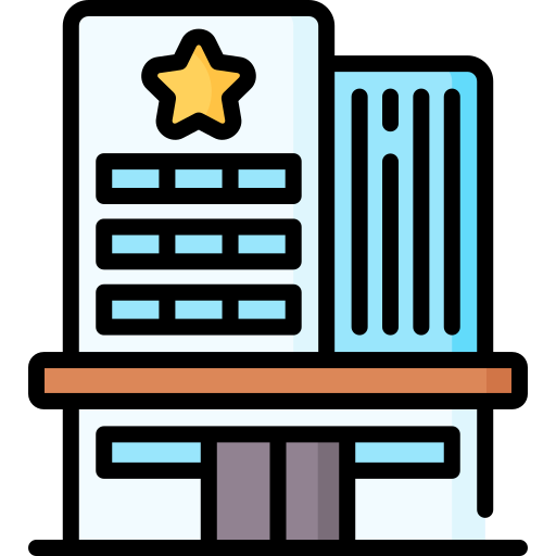 호텔 무료 아이콘