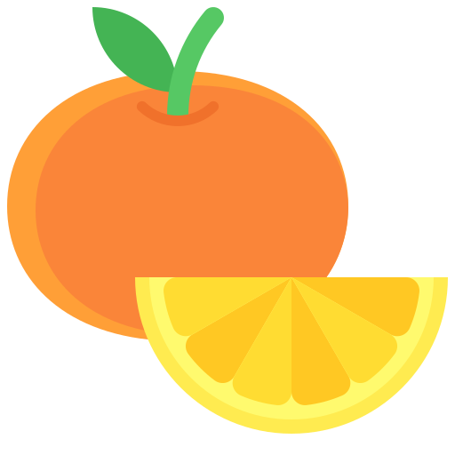 Mandarin Generic Flat icon