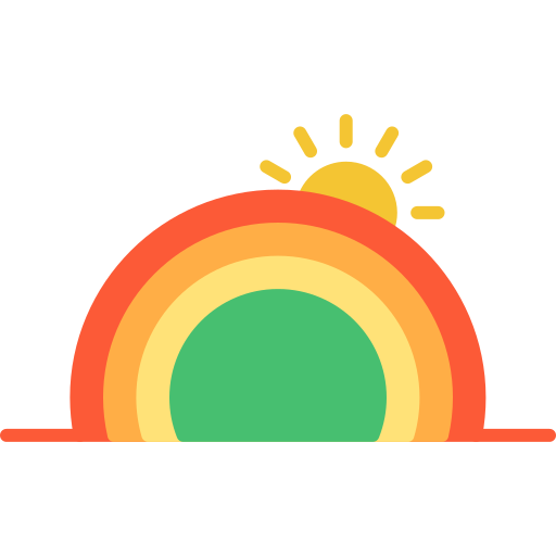 arco iris icono gratis