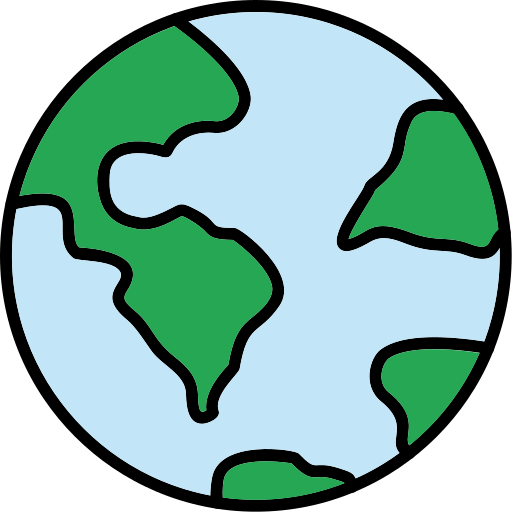 Earth Generic Outline Color icon