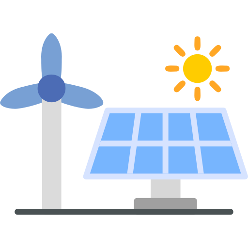 energía solar icono gratis