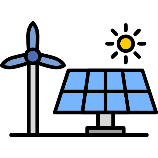 energía solar icono gratis