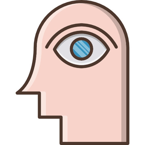 visión icono gratis