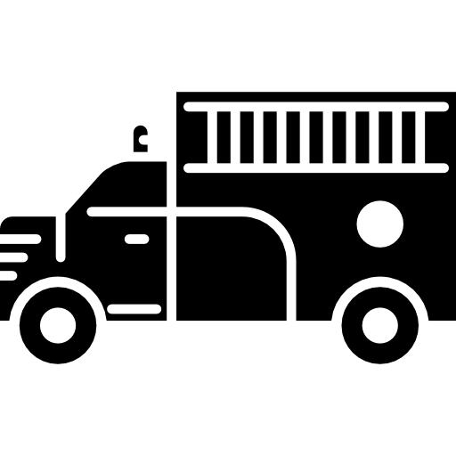 camión de bomberos icono gratis