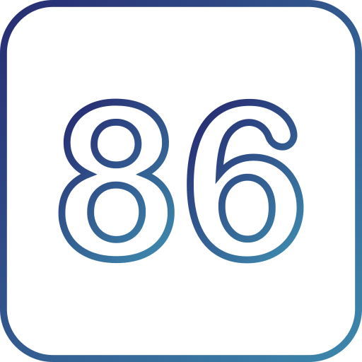 86 icono gratis