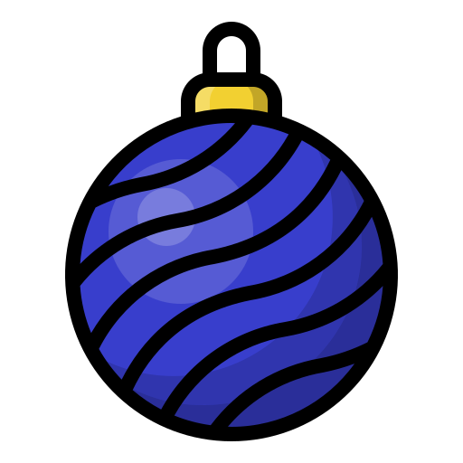 Bauble Generic Outline Color icon