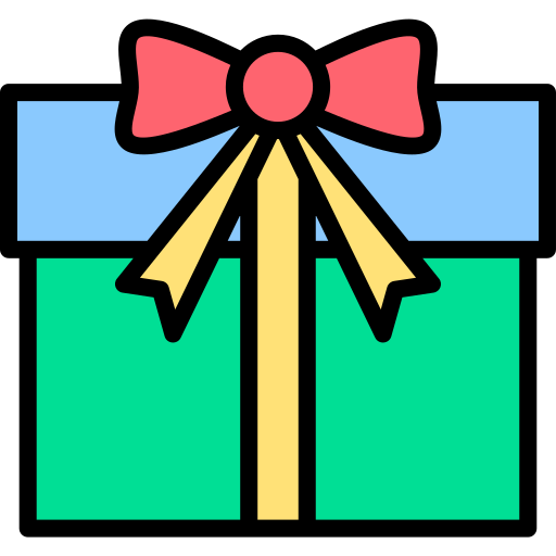 caja de regalo icono gratis